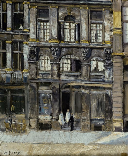 1851年和1852年，维克多·雨果在布鲁塞尔大广场上的房子