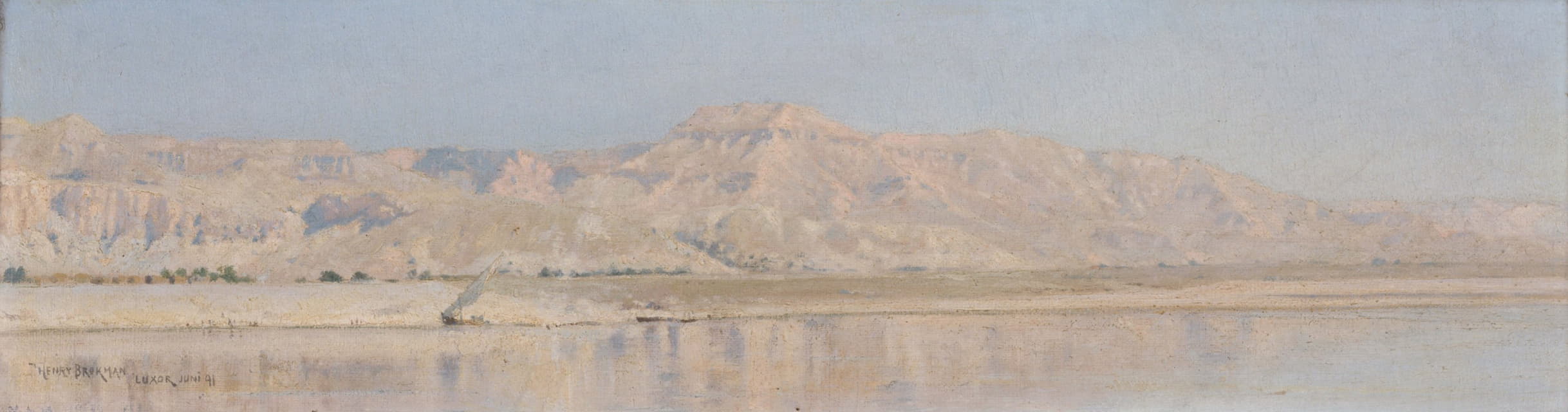 Henry Brokman - Le Nil – Louxor (Les montagnes de Thèbes)