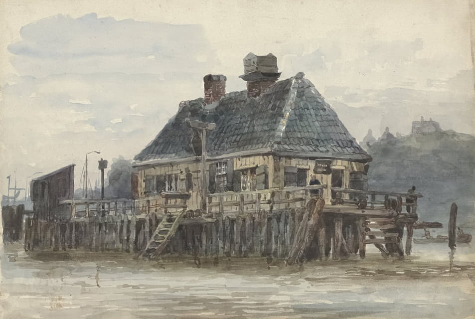 Willem Anthonie van Deventer - Huis op een steiger