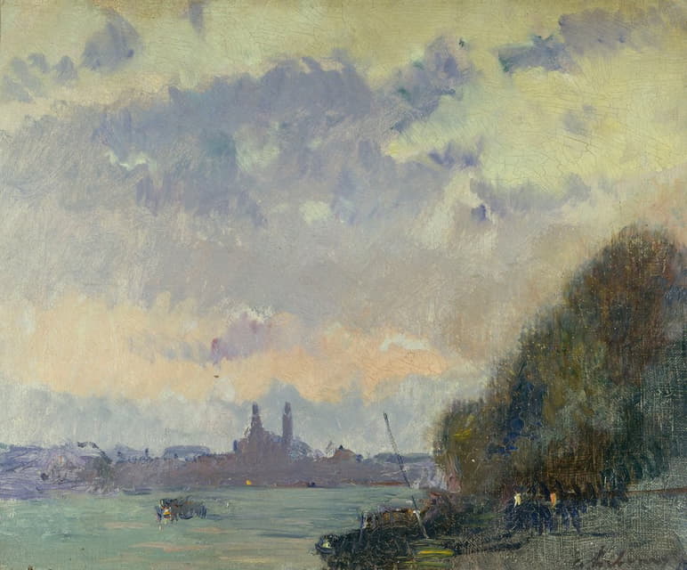 Albert Lebourg - La Seine et l’ancien Trocadéro