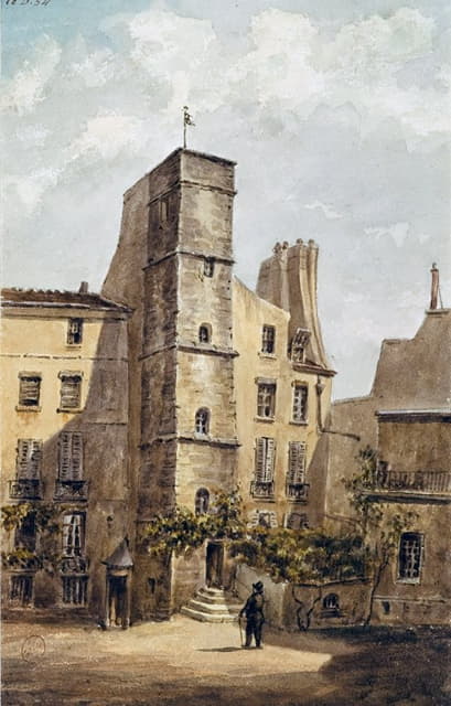 Auguste-Sébastien Bénard - Maison, 14 rue Chanoinesse.