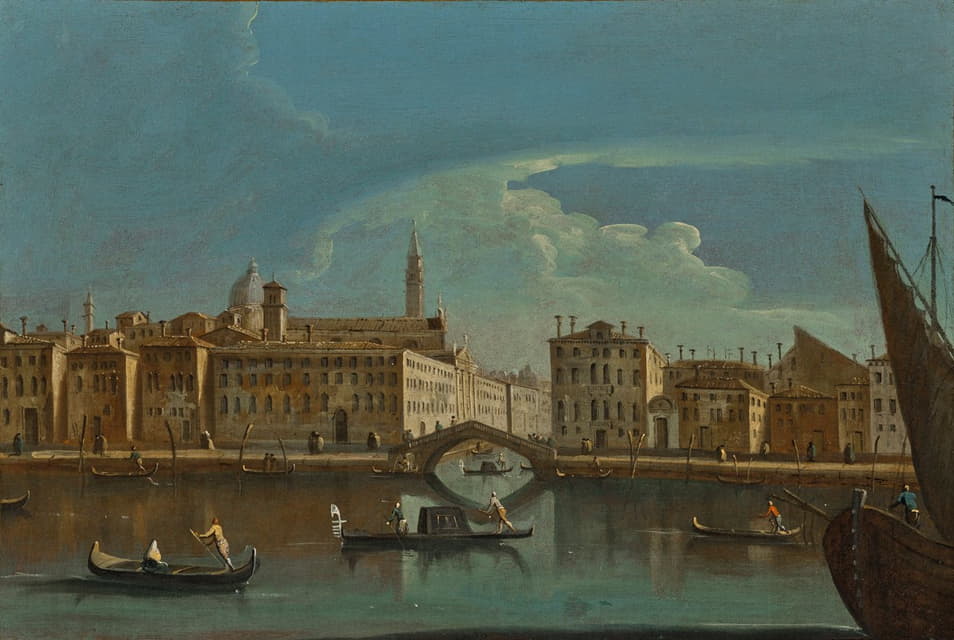 Francesco Tironi - A view of the Fondamente Nove with the Ponte dei Mendicanti, Venice