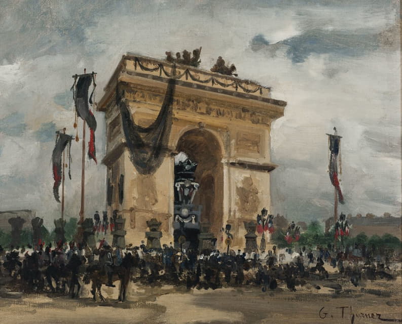 Gabriel Edouard Thurner - Funérailles de Victor Hugo, 31 mai et 1er juin 1885