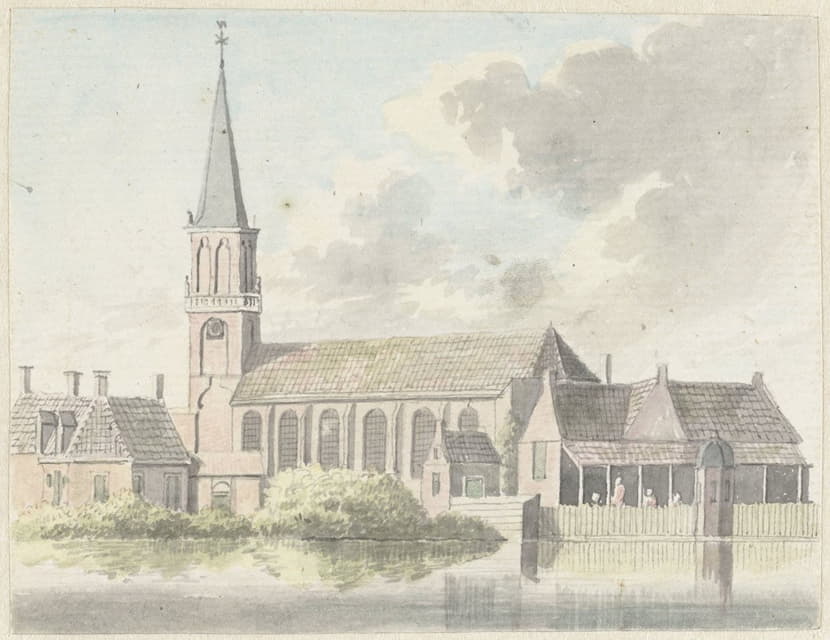 Hendrik Tavenier - Kerk te Broek in Waterland