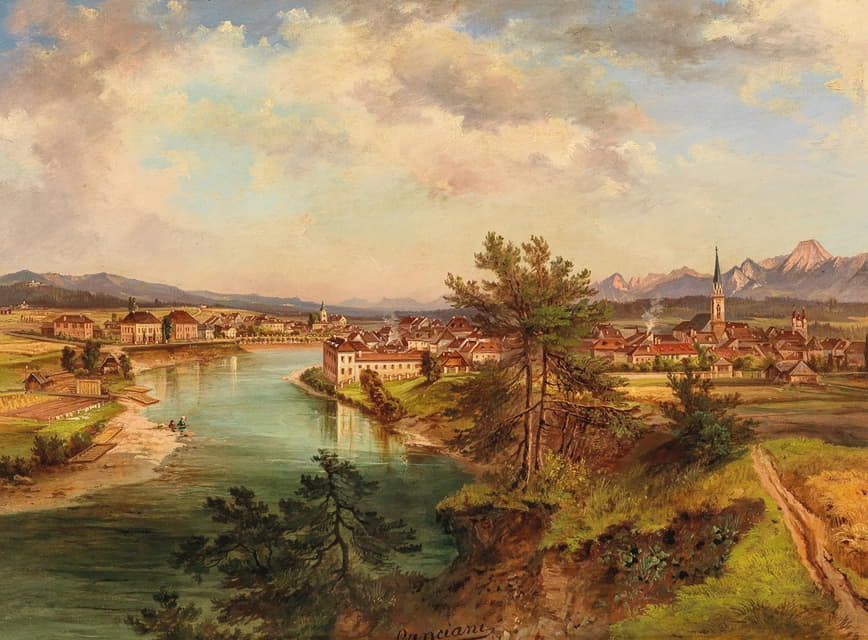 Jakob Canciani - A View of Villach