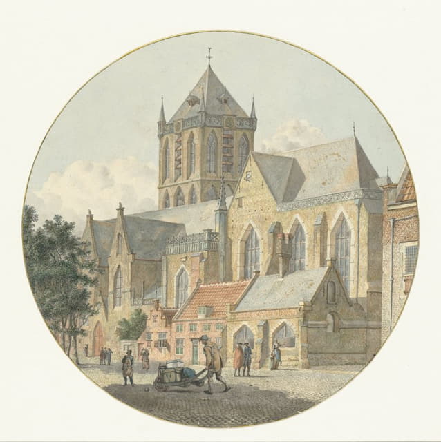 Johannes Huibert Prins - De St.-Jacobskerk te Utrecht