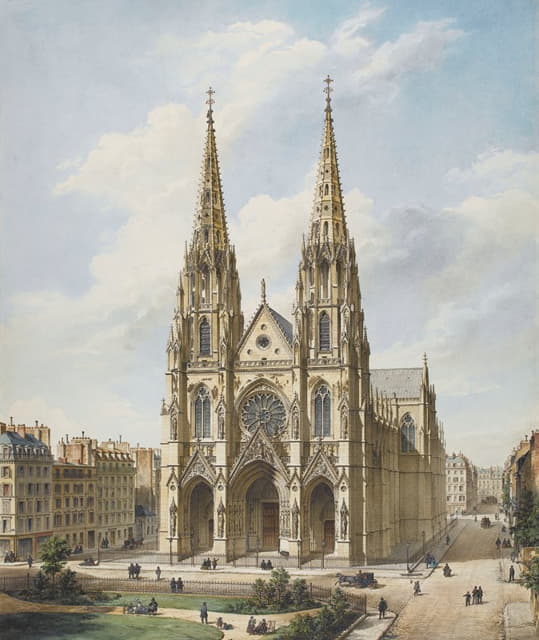 Max Berthelin - Église Sainte-Clotilde à Paris