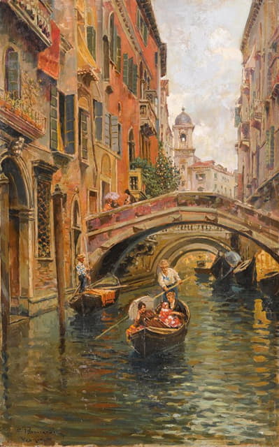 Carlo Brancaccio - Venezianischer Kanal