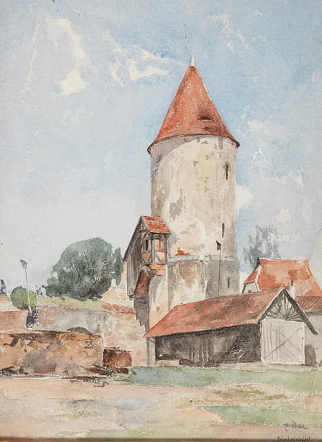 Eduard Zetsche - Turm in Dinkelsbühl
