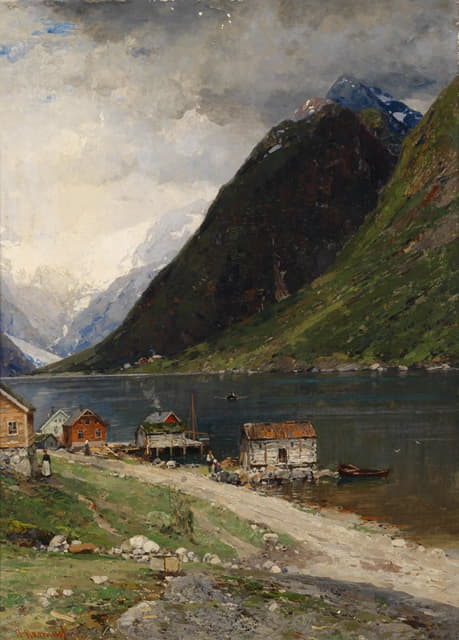 Georg Anton Rasmussen - Fjordlandschaft