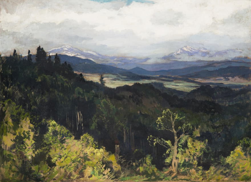 Gustav Macoun - Spring in the Foothills
