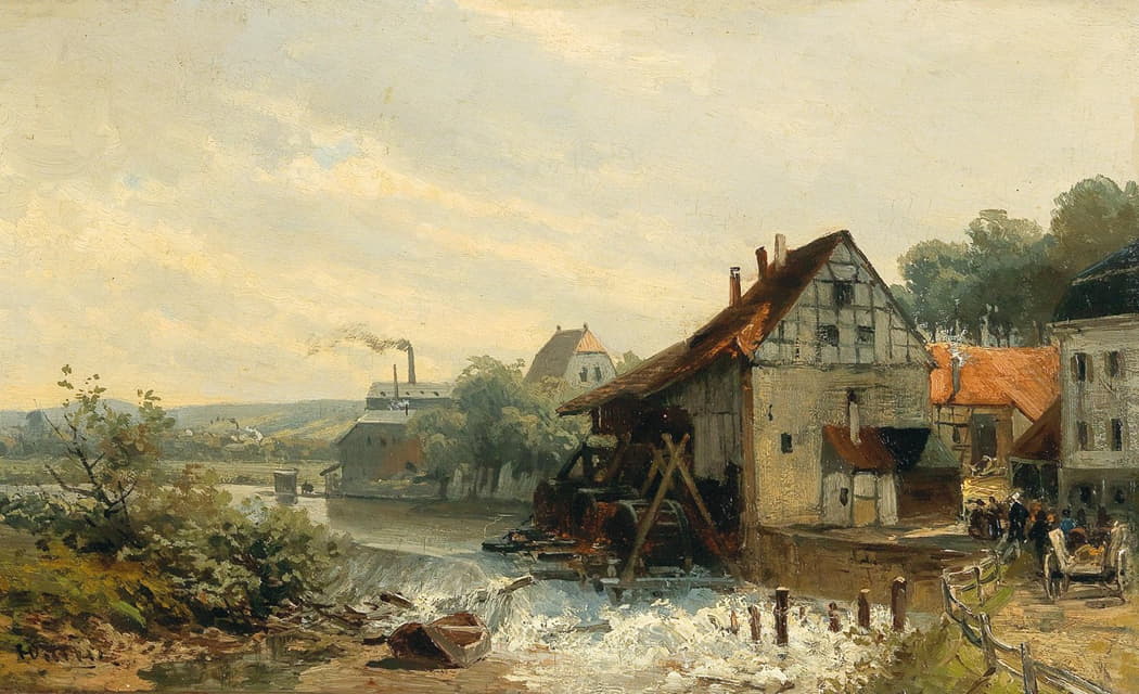 Heinrich Deiters - Mill at Broich