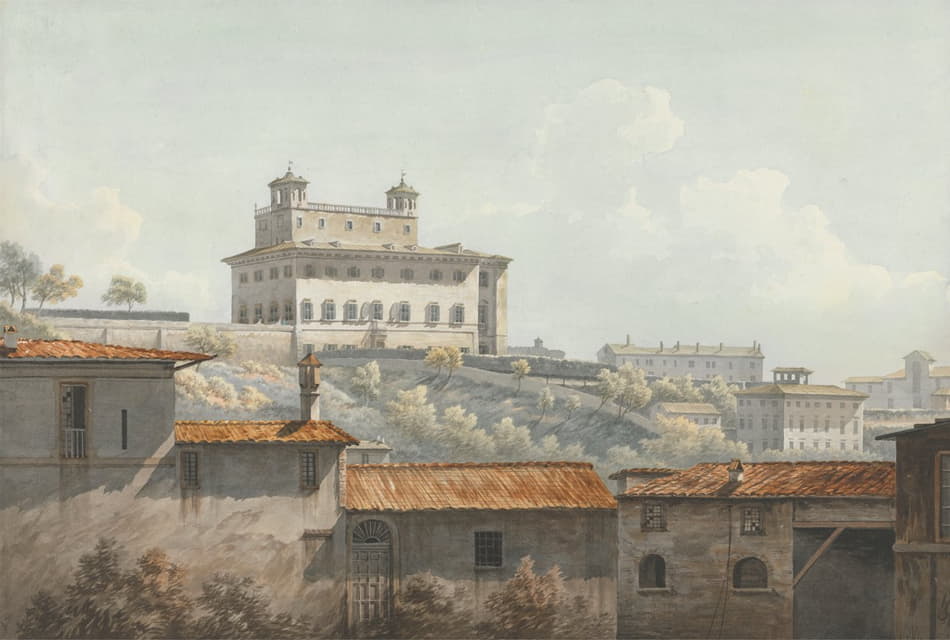John Warwick Smith - The Villa Medici, Rome