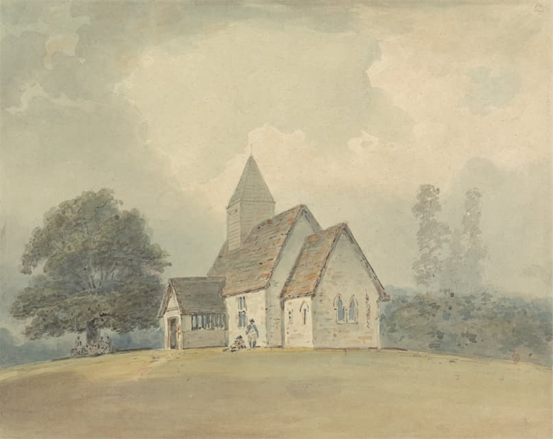 Samuel Davis - Church with Wooden Belfry.