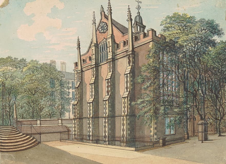 Samuel Ireland - Southwest View of Middle Temple