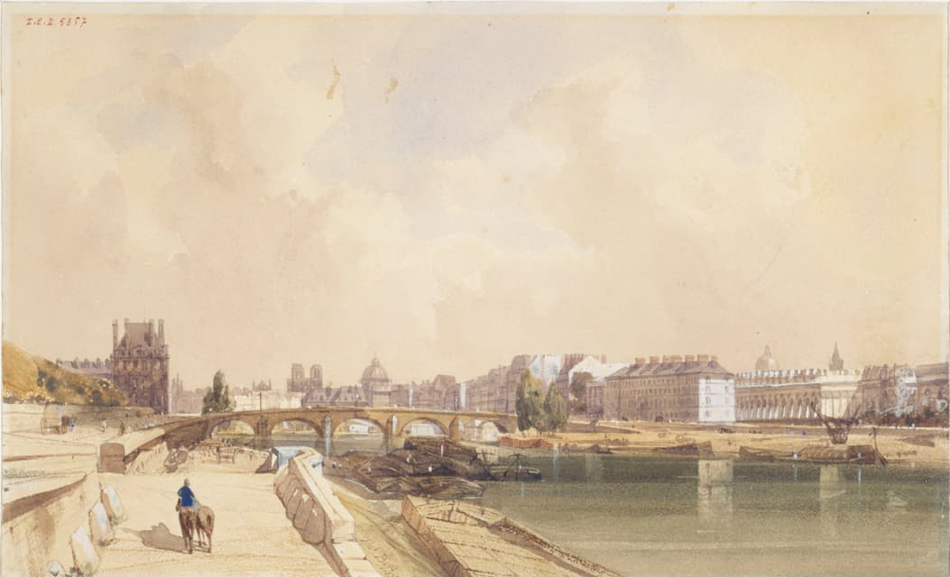 Thomas Shotter Boys - Le Pont-Royal en 1833