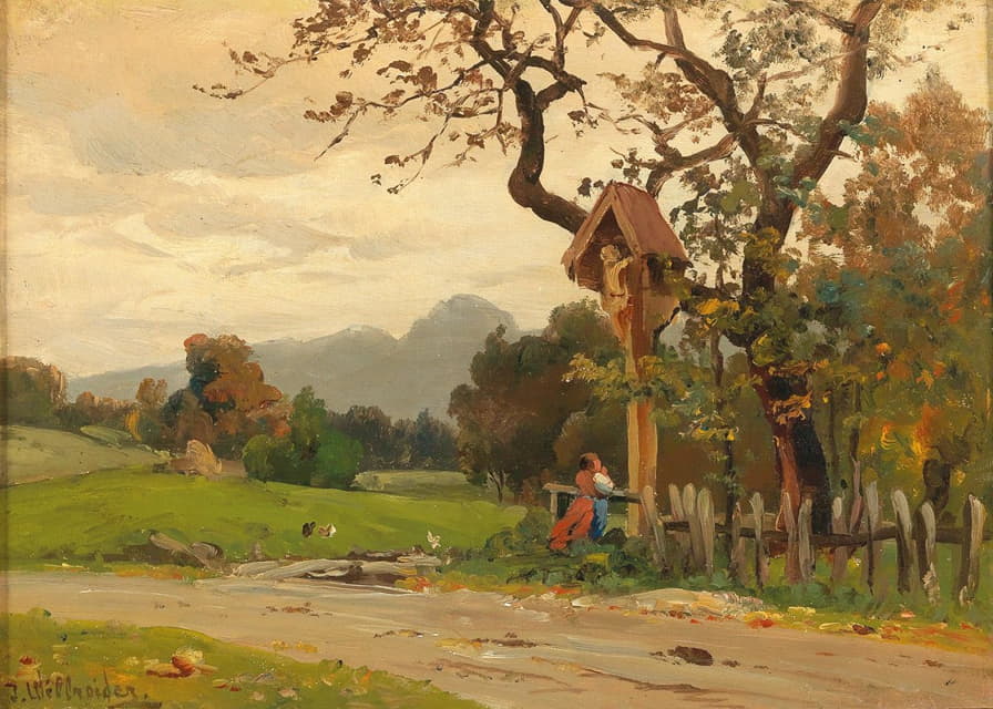 Josef Willroider - By the Wayside Cross