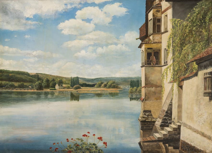 Karl Vikas - A Chateau by the Lake