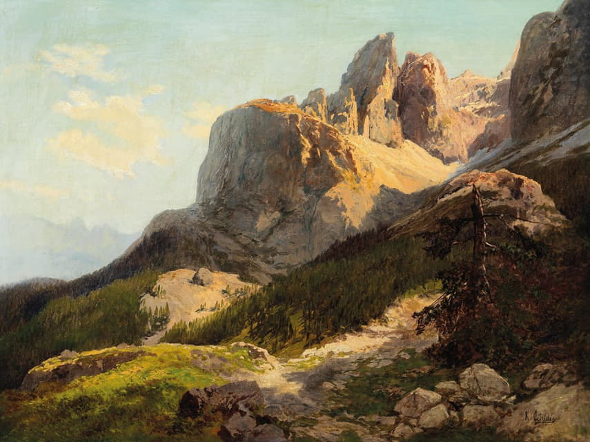 Konrad Petrides - In the Dolomites