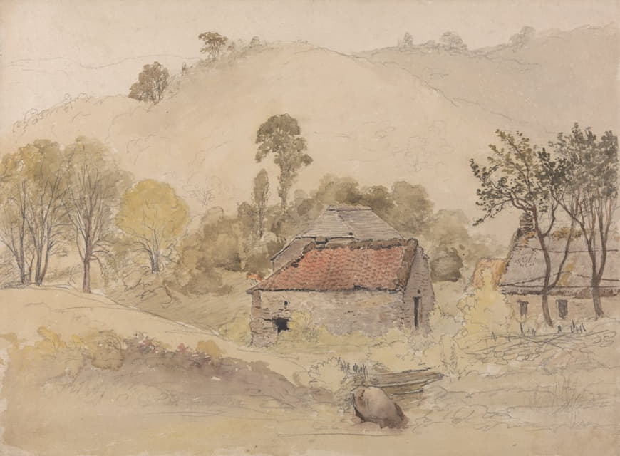 Samuel Palmer - The Barns