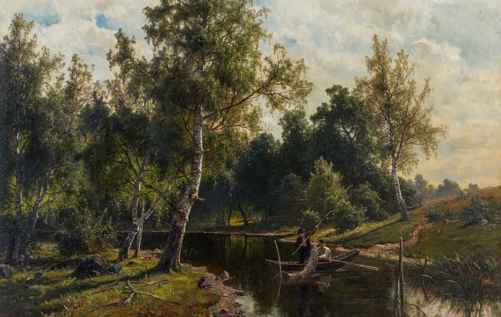 Edvard Bergh - Fishing