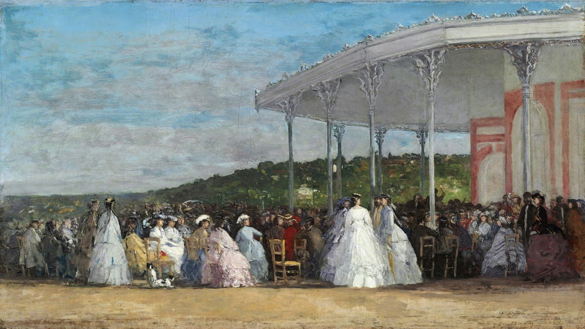 Eugène Boudin - Concert at the Casino of Deauville