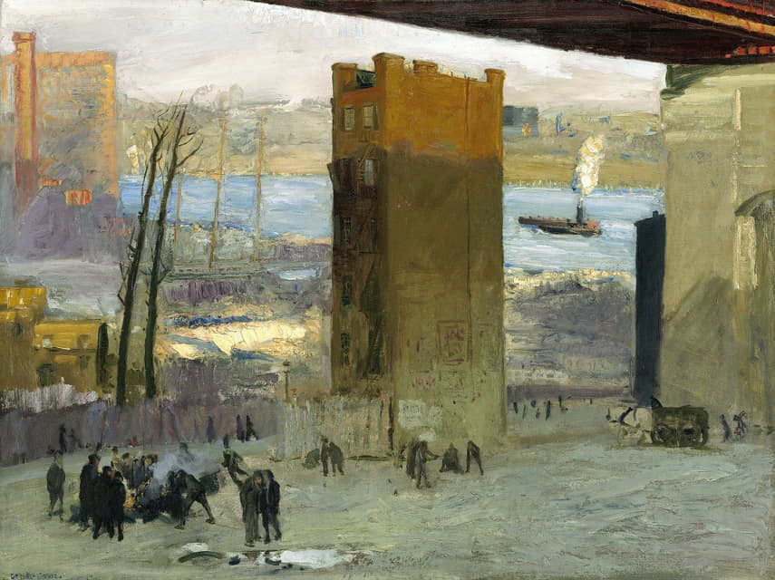 George Wesley Bellows - The Lone Tenement