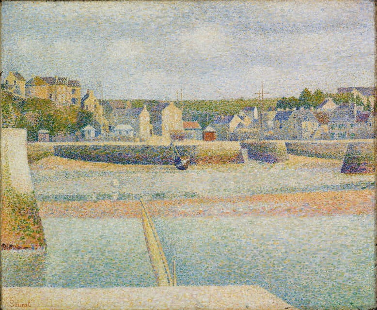 Georges Seurat - Port-en-Bessin, The Outer Harbor (Low Tide)