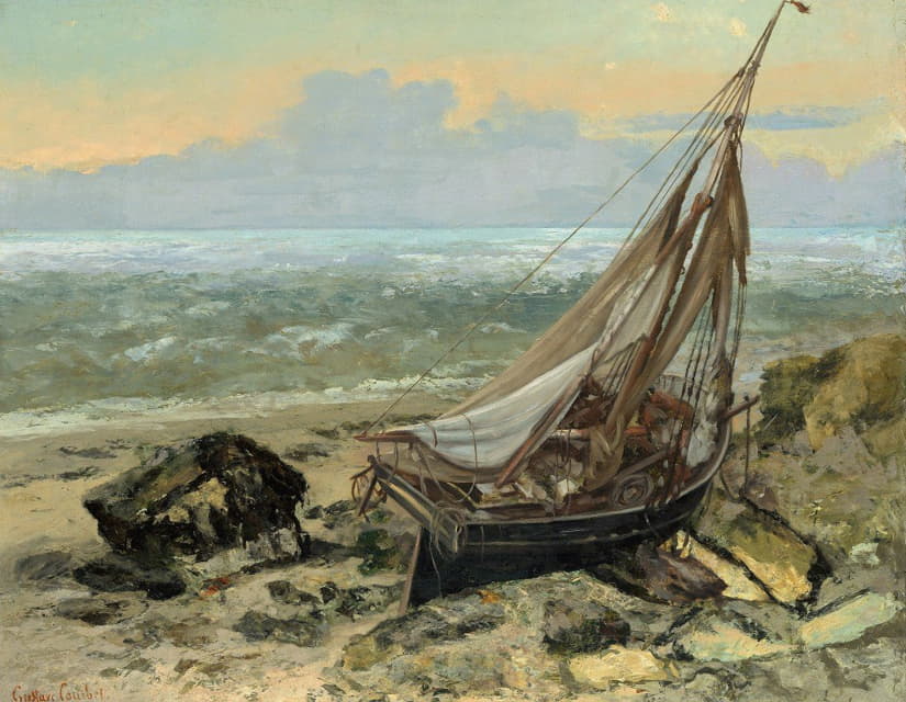 Gustave Courbet - The Fishing Boat