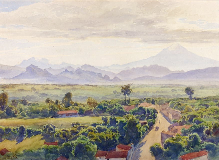 Henry Otto Wix - View of Cuernavaca