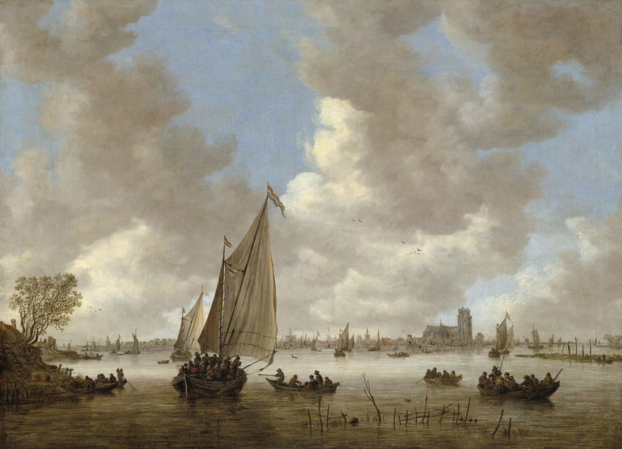Jan van Goyen - View of Dordrecht from the North