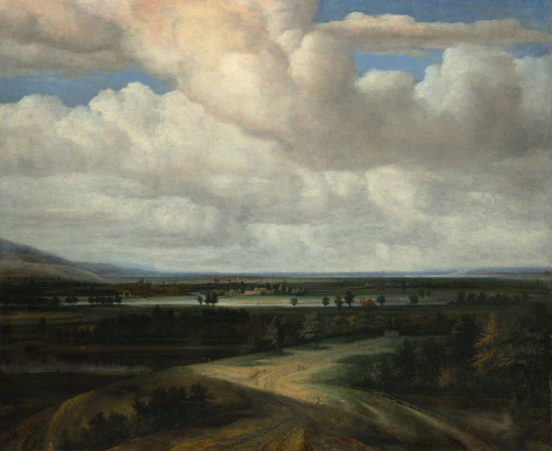 Philips Koninck - A Panoramic Landscape with a Country Estate