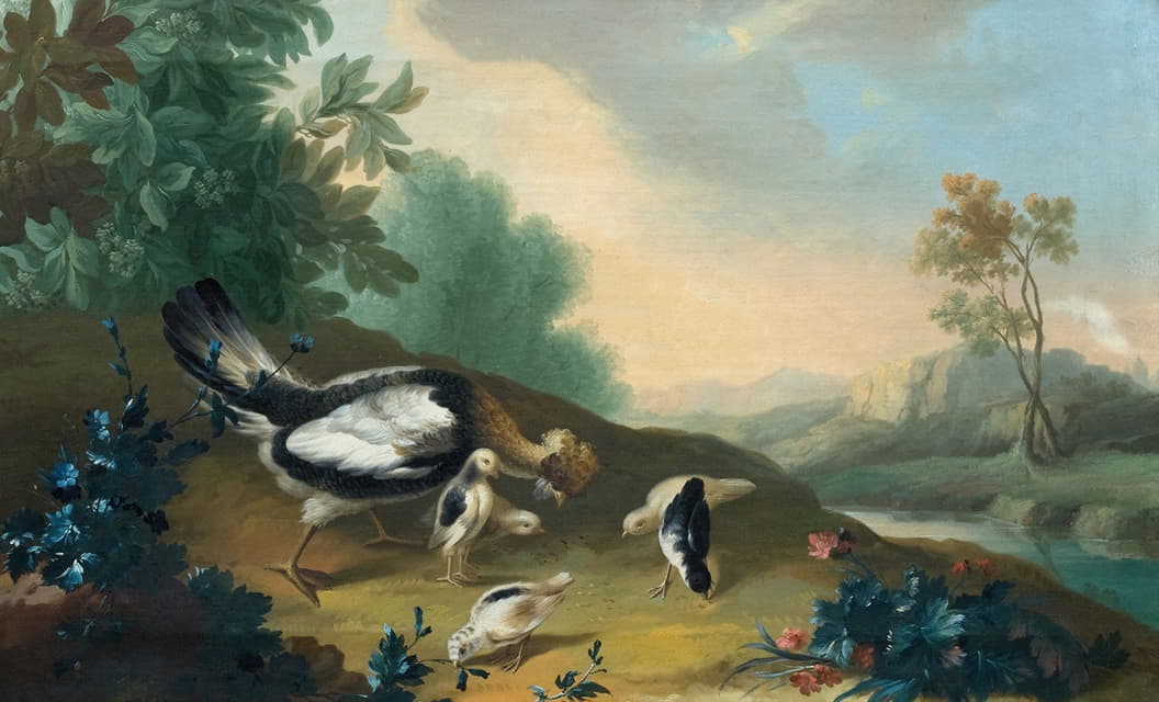 Anonymous - Landscape with Poultry