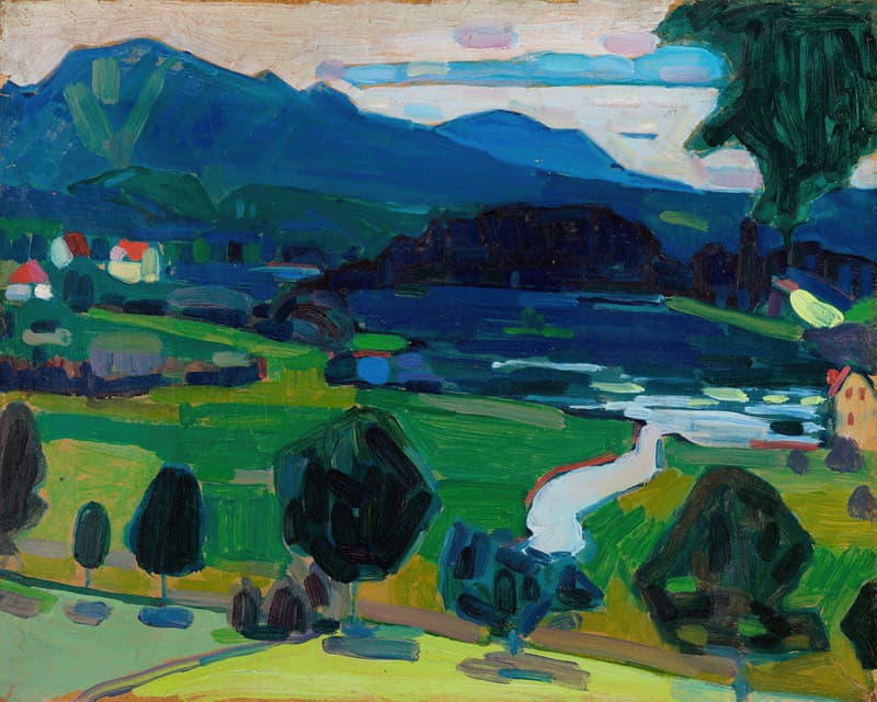 Wassily Kandinsky - Murnau – View over the Staffelsee