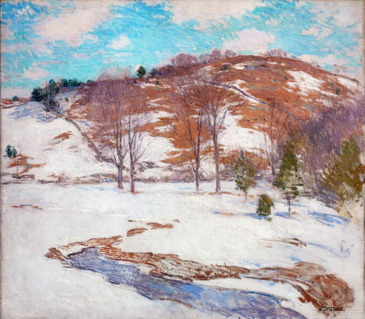 Willard Leroy Metcalf - Snow in the Foothills