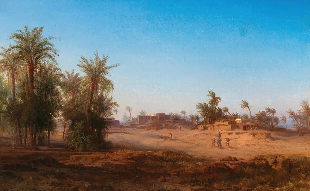 Bernhard Fiedler - A Scene From Egypt