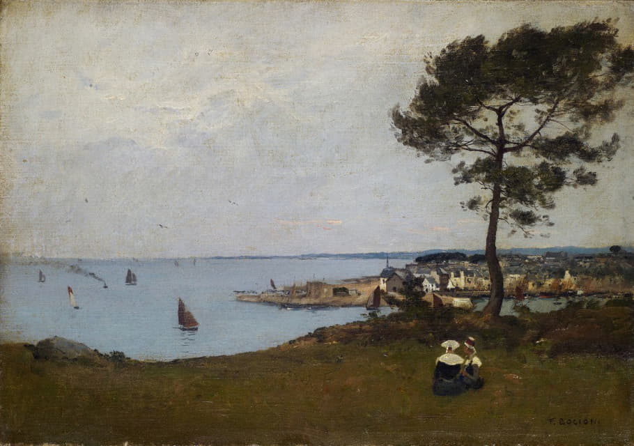 François Bocion - Small Breton Port