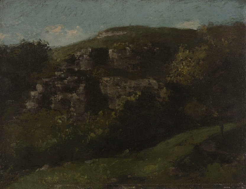 Gustave Courbet - Rochers À Ornans