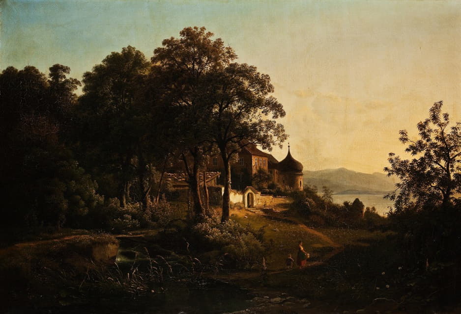 Johann Mohr - Landscape From Ischldorf, Bavaria