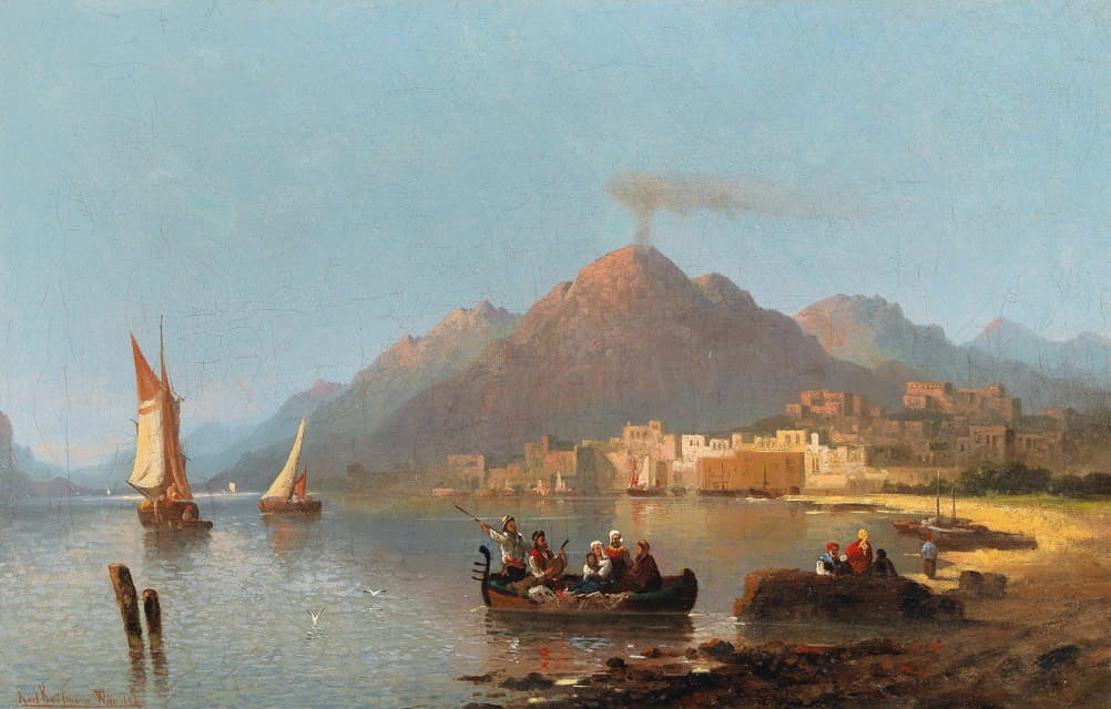Karl Kaufmann - View Of Vesuvius