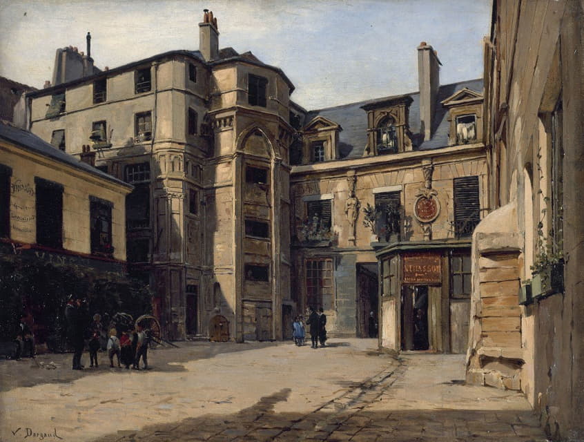 Paul-Joseph-Victor Dargaud - L’hôtel du Prévôt, Passage Charlemagne