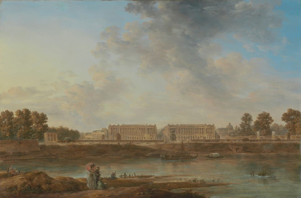 Alexandre-Jean Noël - A View of Place Louis XV