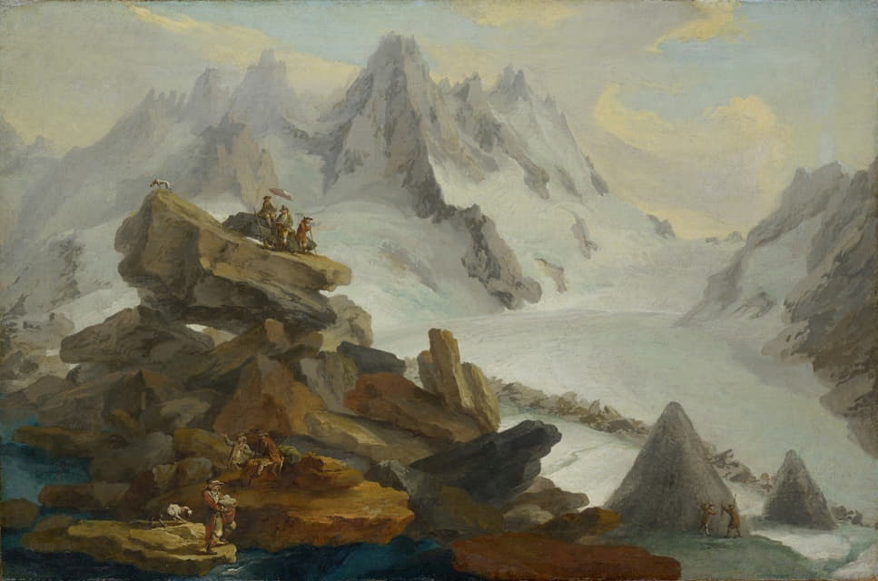 Caspar Wolf - Glacier Lauteraar