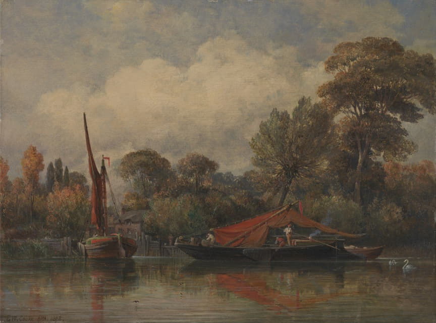 Edward William Cooke - Opposite my House at Barnes