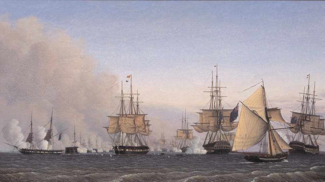 Emil Normann - Slaget på Rheden den 2. april 1801