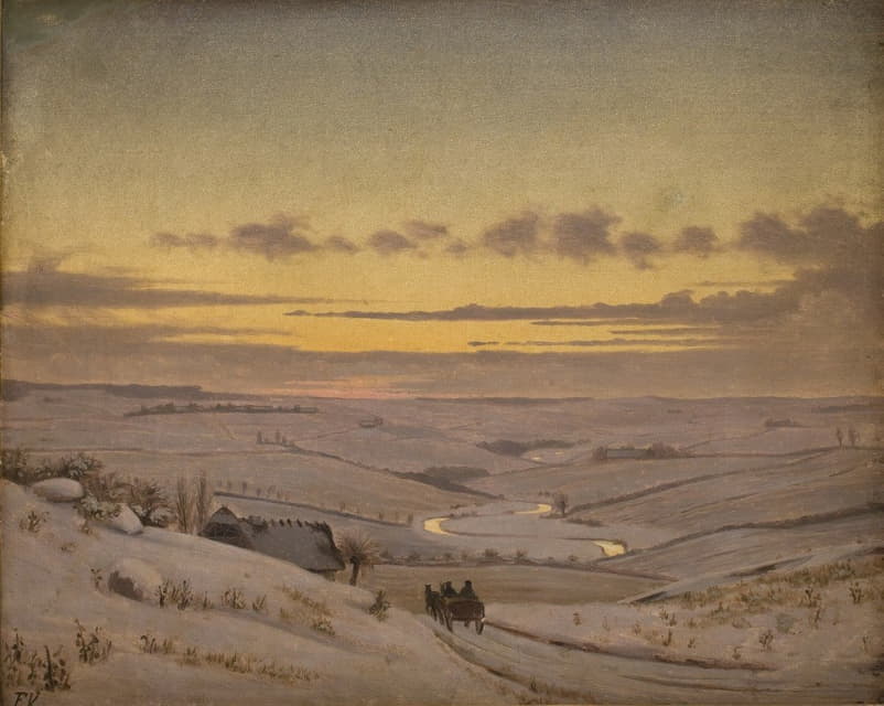 Frederik Vermehren - Vinteraften ved Susåen