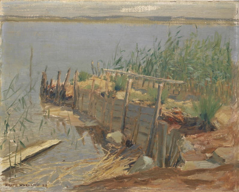 Fritz Voellmy - Study at the Shore of the Untersee