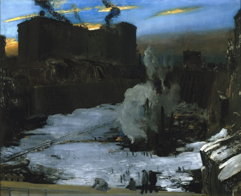 George Wesley Bellows - Pennsylvania Station Excavation
