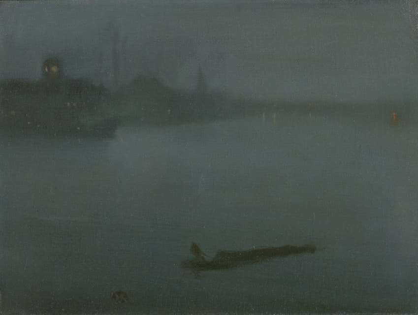 James Abbott McNeill Whistler - Nocturne in Blue and Silver