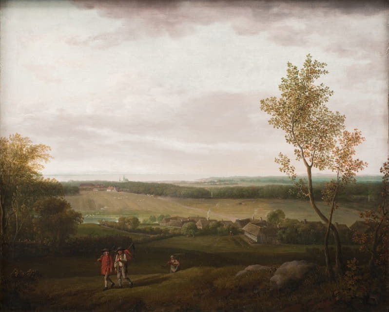 Jens Juel - View of the Country near Jægerspris